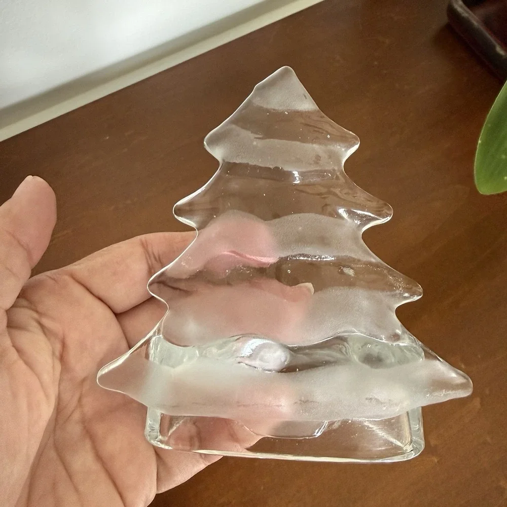 Glass Tree Tea Light Holder 5